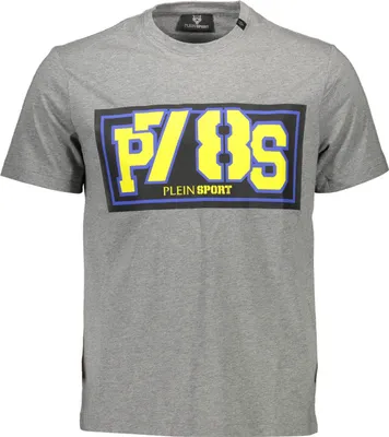 Produktbild von Plein Sport Herren KURZARM-T-SHIRT Grau TIPS116_FDBAF77_GRIGIO94GR : Größe - M Größe: M
