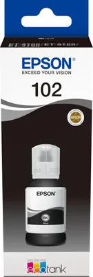 Produktbild von Epson Schwarz  Original Tinte 102 C13T03R140  7.500 Seiten