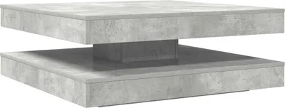 Obrázok produktu pre vidaXL Konferenčný stolík otočný o 360 stupňov betón sivý 90x90x34,5 cm