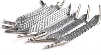 Produktbild von RINGELSPITZ - Elastische Schnürsenkel ohne Binden - Fun! Senkel - 8 cm, silber