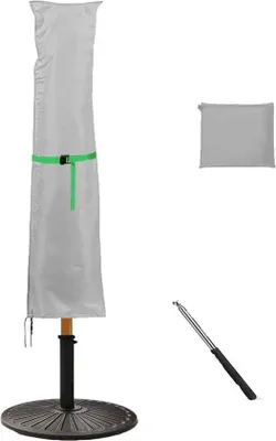 Produktbild von Parasolbeschermhoes, wasserdicht, mit Einsteckschub und Einsteckseil, 240 x 57 x 57 cm