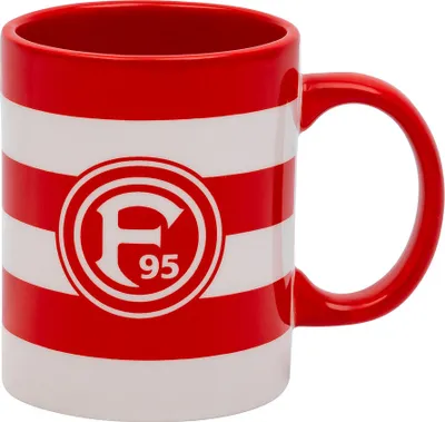 Produktbild von Fortuna Düsseldorf Tasse Blockstreifen