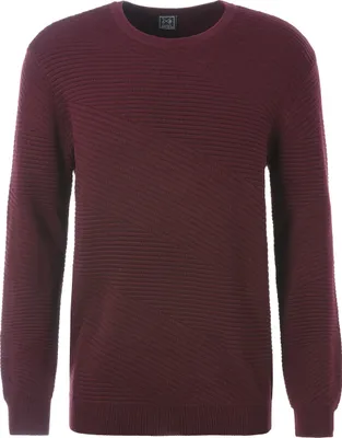 Produktbild von JOHN DEVIN Strickpullover dunkelrot Größe XL