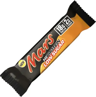 Obrázok produktu pre Mars Mars Low Sugar HiProtein Bar 57 g mars (okolda-karamel) / Protenov tyinky, cookies a brownies / Lahodn protenov tyinka Mars s nzkym obsahom cukru