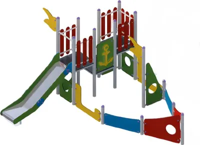 Produktbild von Spielplatz Piratenboote Bewegungspark Freizeitplatz Spielzeugboote Kinderpark