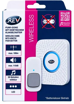 Obrázek produktu pro REV Piezoelektrický rádiový zvonek, bílý