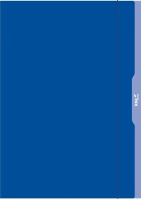 Produktbild von Zeichenmappe A3 Karton 350g/qm Gummizug blau Packung mit 3 Stück
