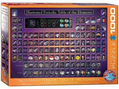 Immagine prodotto di Eurographics Puzzle Illustriertes Periodensystem der Elemente, Chemie, 1000 Teile, 68 x 48 cm, 6000-0258