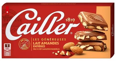 Produktbild von Cailler Lait Amandes Entières 200g