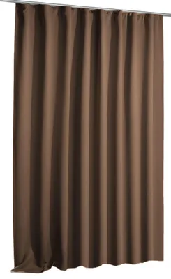 Produktbild von Verdunkelungsvorhang 270x245 cm braun Blackout Kräuselband Vorhang