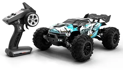 Produktbild von RC Car 2.4Ghz 70KM/H High Speed 1/16 Offroad RC Trucks Brushless Motor LED Licht 4WD Vehicle Racing Climbing Car Geschenke fuer Kinder Erwachsene