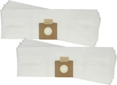 Produktbild von vhbw 10x Staubbeutel Ersatz für Ecolab 10009747 für Staubsauger - 23cm x 18cm Weiß