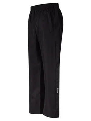 Produktbild von Pro-X elements Regenhose Herren mit durchgehenden Reißverschlüssen in Kurzgrößen, Farbe:Schwarz, Größe:26
