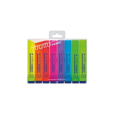 Produktbild von Tratto F832100, 8 Stück(e), Gemischte Farben, Mehrfarbig, Tinte auf Wasserbasis, Erwachsene/Kinder, Unisex