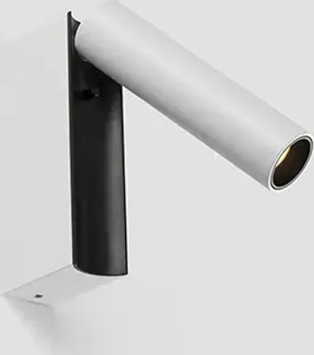 Produktbild von CRONOS verstellbarer weißer Wandleser mit Schalter 62750