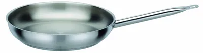 Productafbeelding van Gsw Gastro Traditioneel LE CHEF koekenpan 975247, koekenpan, diameter maximaal 24 cm, roestvrij staal, geschikt voor inductiekookplaten