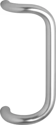 Immagine prodotto di MARCHESI maniglia per porta 4520 - curva, 382mm, LA. 350 mm, acciaio inox opaco