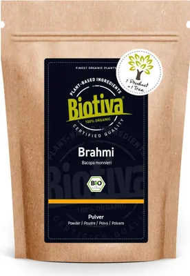 Produktbild von Biotiva Brahmi Pulver 250g aus biologischem Anbau
