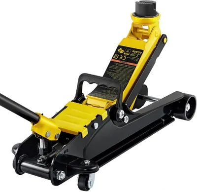 Obrázok produktu pre Hydraulický zdvihák – Profesionálny hydraulický zdvihák – Garážový zdvihák – Robustná oceľová konštrukcia – Výška zdvihu: 8,5 až 38 cm – Nosnosť: 2500 kg