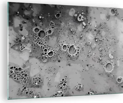 Produktbild von Bilder auf glas - Abstraktion modern - 70x50cm - Glasbilder - Wandbilder - Kunstdruck - zum Aufhängen bereit - Wanddekoration aus Glas - Glas Bilder - Wandbild auf Glas - Einteilig - GAA70x50-4078