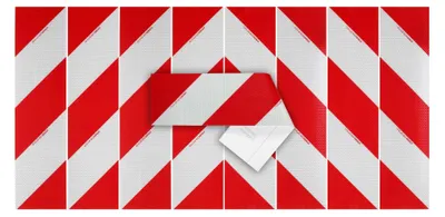 Image de Elzusha - Panneaux de signalisation de sécurité réfléchissants pour véhicules, lot de 8