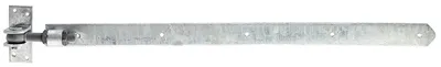 Produktbild von Alberts Ladenband | gerade, Abschluss abgerundet, verstellbar um 30 mm | feuerverzinkt | 660 x 40 mm