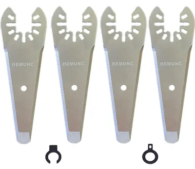 Immagine prodotto di Lame per seghetti, raschietti multifunzione, 4 pezzi, in acciaio inossidabile, per utensili oscillanti