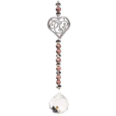 Produktbild von Feng Shui Dekoration Herz und Kristallkugel -- 16 cm