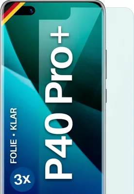 Produktbild von moex® 3x Schutzfolie kompatibel mit Huawei P40 Pro Plus - Displayschutzfolie dünn Folie, Klar