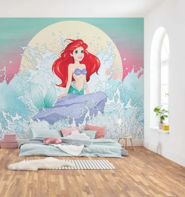 Obrázek produktu pro Komar netkaná tapeta - Ariel Rise - rozměr: 300 x 280 cm (šířka x výška) - 6 panelů, dětský pokoj, tapeta