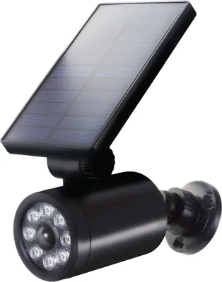 Produktbild von Dummy Kamera LED Überwachungskamera Attrappe Solar Blitzdiode Alarmanlage CCTV Camera Bewegungsmelder
