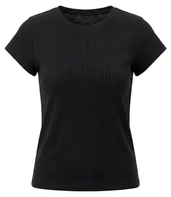 Produktbild von SUPSLIM damen t-shirt - schwarz, XS