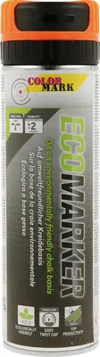 Produktbild von ColorMark Ecomarker Kreidespray - Sprühkreide Markierspray für temporäre Markierungen, 500ml orange