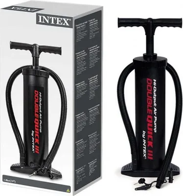 Obrázok produktu pre Ručná vzduchová pumpa Intex Piston Double Stroke Pump vrátane 4 trysiek