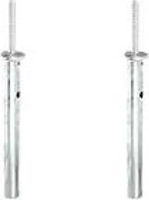 Obrázek produktu pro Alberts 8 x Pfostenträger, zum Aufschrauben, Schraubenlänge 120 mm, Rohr-Ø 42 mm, feuerverzinkt