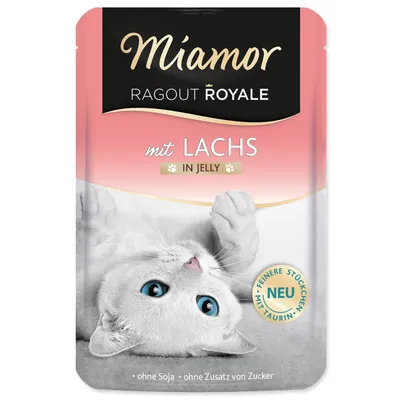 Zdjęcie produktu dla Miamor 74053, Dorosły, Każda rasa, Łososiowy, 100 g, Bez soi, Brak sztucznych barwników