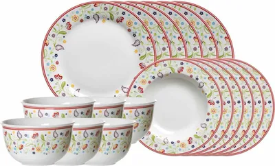 Produktbild von Ritzenhoff & Breker SHANTI DOPPIO Tafelservice Müslischalen 18-teilig