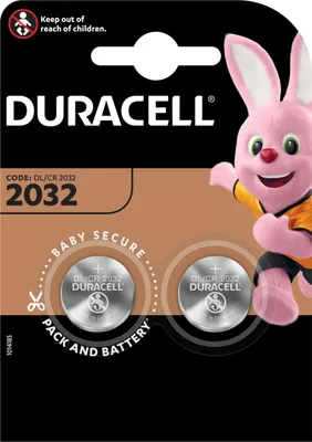 Produktbild von Lithium Knopfzelle Duracell CR2032 DL2032 2er Blister