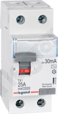 Image de P302 2P 25A 30MA Interrupteur différentiel TYPE AC TX3