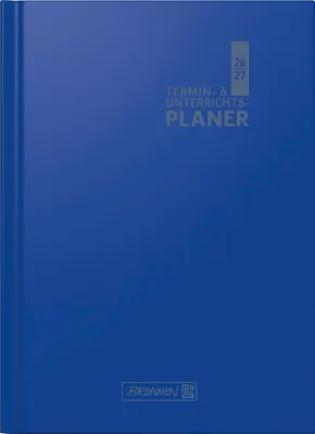 Produktbild von Termin- & Unterrichtsplaner 2026/2027 | A4, Kunststoff, blau