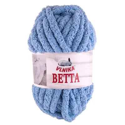 Produktbild von 300g Betta XXL Chenille-Garn Ø 1,8cm Fingerstrickgarn Dicke Wolle Strickgarn