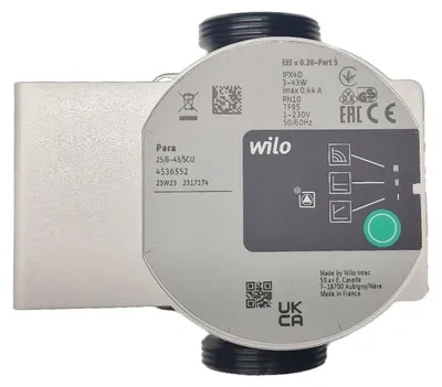Produktbild von Wilo Para RS25/6-43/SCU BL130 Hocheffizienz Heizungspumpe