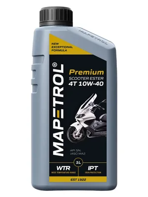 Produktbild von MAPETROL Premium Scooter Ester 4T für 10W-40 1 Liter Motoröl Motorenöl Vollsynthetisch Öl Motorradöl Motorbike