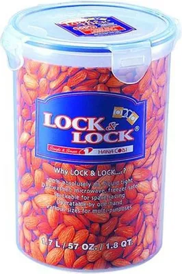 Produktbild von Lock & Lock Vorratsdose 1,80l rund 129x185mm, transparent