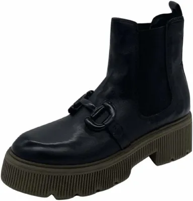 Produktbild von Damen Stiefelette mit elastischem Seiteneinsatz und rückseitiger Anziehlasche