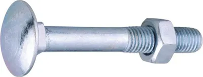Image de Boulon VISWOOD Tête ronde collet caré - AZ 4.8 - Ø7 x 60 mm - Boite de 100 - 5017060
