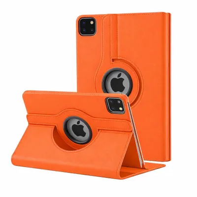 Produktbild von 360° Schutzhülle für Apple iPad Pro 13" Zoll M5 / M4 Generation (2025/2024) Tasche Hülle Drehbar Stand Etui Tasche Hülle Schutz Schwenkbar - Orange