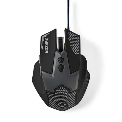 Obrázek produktu pro Nedis GMWD200BK, Pro praváky, Optický, 2400 DPI, Černá