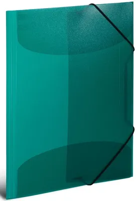 Produktbild von Sammelmappe A3 PP transluzent dunkelgrün Packung mit 3 Stück