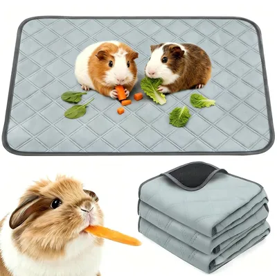 Produktbild von Set mit 6 wiederverwendbaren Urin-Pads für Meerschweinchen